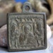 vintage or antique metal Russian icon.... to use in your assemblage mixed media JEWELRY or in any way you would want Apr 04