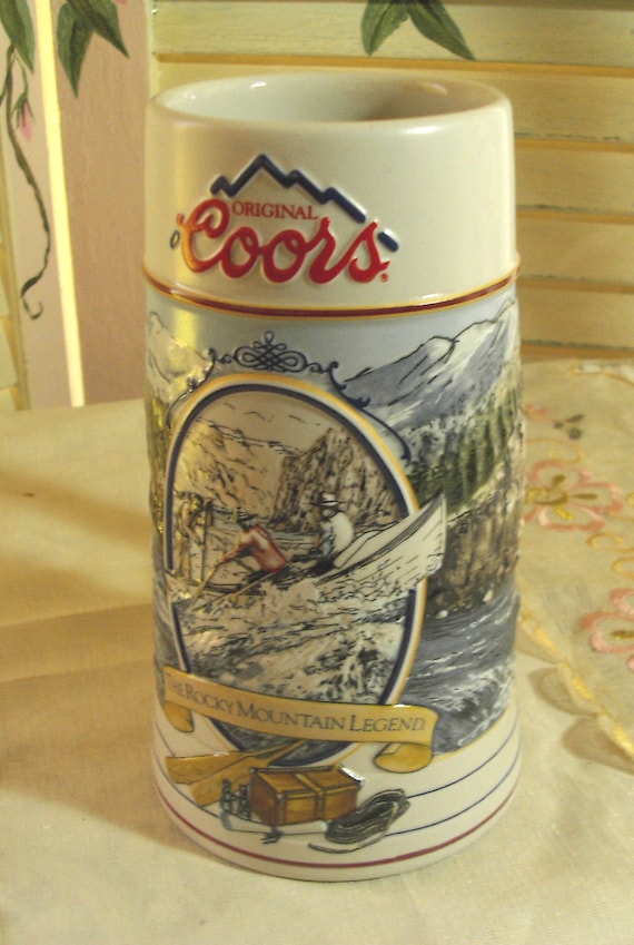 Wonderful Vintage COORS Beer Stein Mug 1992 Superb