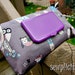 RECTANGLE TOP Travel Baby Wipes Cover - Spotted Owl