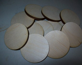 Unfinished Wooden Circles 4.5 inch diameter Pack of 10