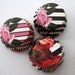 Assorted Garden Striped Cupcake Liners (45)