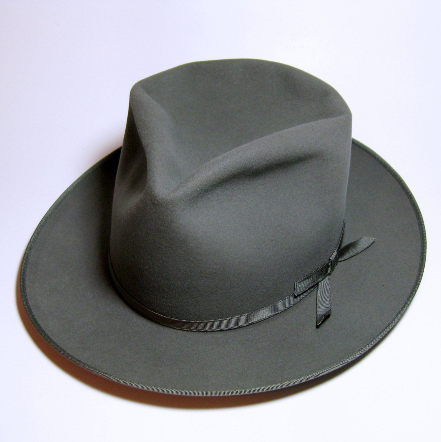 Vintage Mens Gray Stetson Fedora Hat 7818