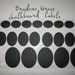 Chalk Labels (tm) Vinyl Chalkboard Labels Stickers VALUE PAK - Set Of 23 - make your own mini chalkboards