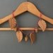 Art Deco Necklace Celluloid Wood Leaves and Acorns