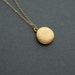 Antique Locket. Tiny Machined Sun. Starburst. Floral.