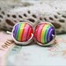Sophine ear studs (Buy 2 get 1 free) rainbow candy