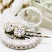 Pearly bobby pins