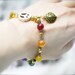 Seven chakras jade yoga bracelet