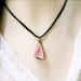 Artistry tumbled necklace, Peach Aventurine