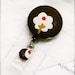 Reserved - Apple tree - Retractable badge reel