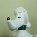 Rare Holt Howard Poodle Salt Shaker with Sticker
