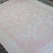 Pink Damask Linen Tablecloth 72x88
