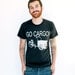 MENS BICYCLE Custom Shirt Colors Cargo BIKE Art Shirt Black Tee Unisex American Apparel T-shirt