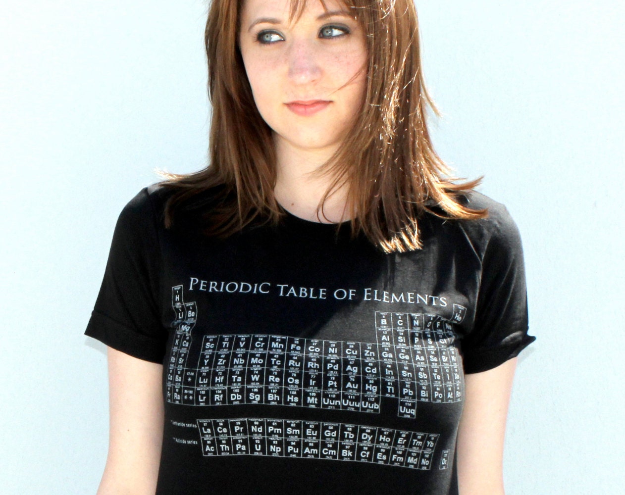 table shirt periodic etsy Ladies by T Black Table Periodic Shirt darkcycleclothing American