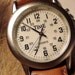 TIME Magazine Collectible Wrist Watch Classic Leather Brown Band And Internal light Working Vintage