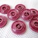 1930s Vintage Buttons - Plum Meets Pink