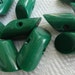 Pine Toggles Vintage Buttons - 6 Mid Century Plastic Buttons