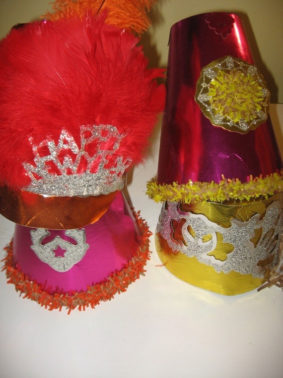  Vintage Party Hats by luckydumpster5 on Etsy