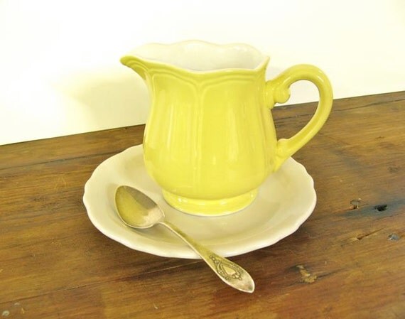 buttercup vintage ironstone creamer federalist by anidar buttercup vintage ironstone creamer federalist by anidar