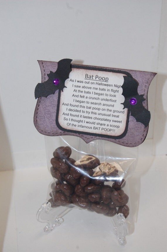 Items similar to Stampin Up Bat Poop Halloween Gag Gift on Etsy