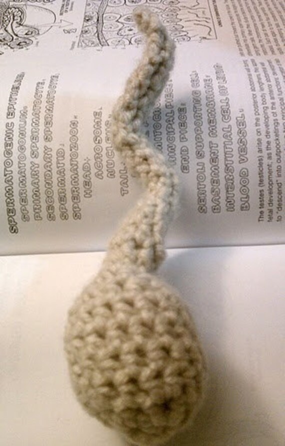 Sperm Crochet Plush 