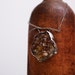 Necklace for fall...citrine crystal chunk in sterling silver with branch detail