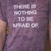 SAMPLE SALE-- fear nothing men's t-shirt size M only