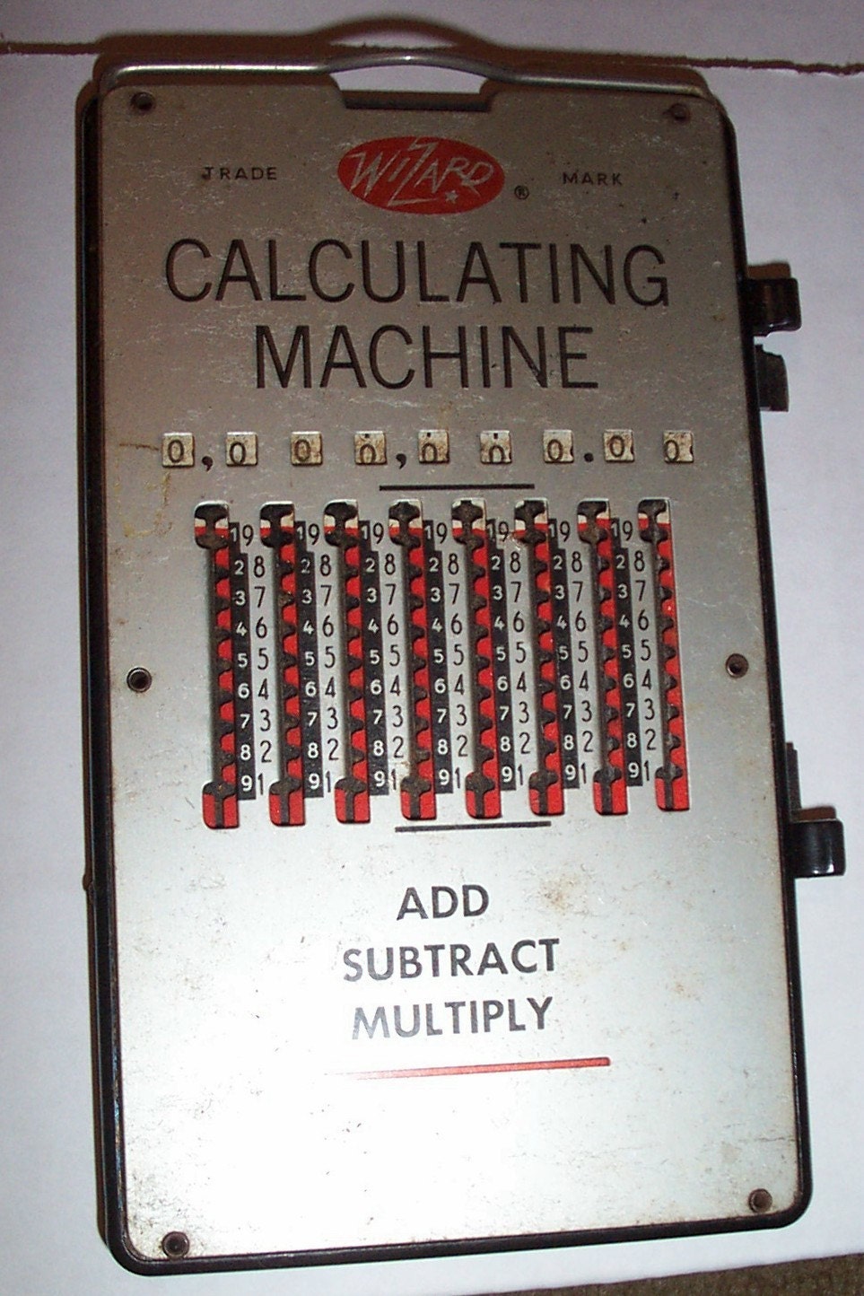 Vintage Wizard Calculating Machine