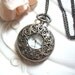 Victorian Lace Pocket Watch Necklace