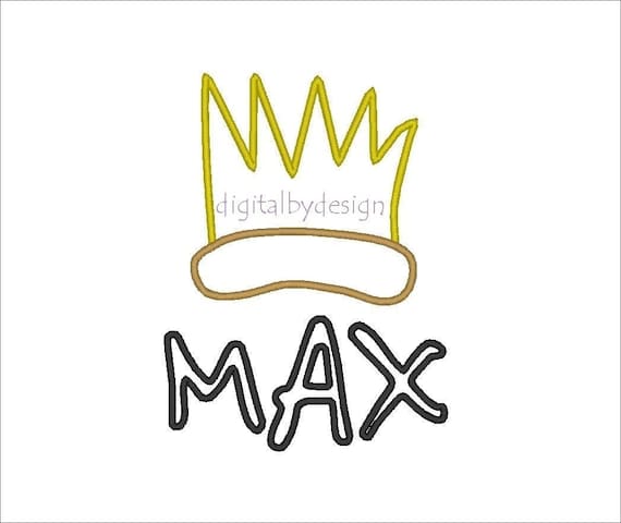 Items similar to Where the Wild Things Are Max Name Crown ...