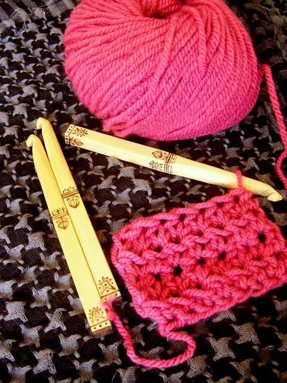 Items similar to Closeout Sale - 50% Off - Handcarved Crochet Hook
