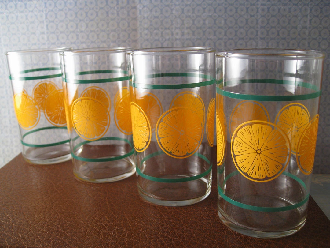 Orange Juice Glasses