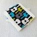 Boy Burp Cloth - Blue, Green, White, & Gray on Black Guitars - Cloth Diaper
