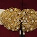 Gorgeous Vintage clasp/ belt buckle up-cycled on satin belt