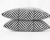 Herringbone Botanical Sachets / Stylish Black & White Wedding Favors / Hostess Gift