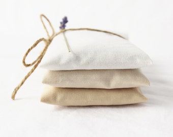 White Ombre Lavender Sachets - Modern Minimalist Decor - Scented Drawer Sachets