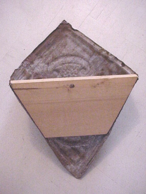 Ceiling Tin Tile Metal Sconce Wall Vase Wallpocket Large Size