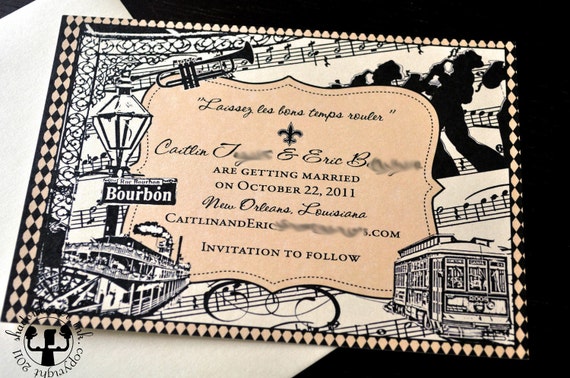 New Orleans Invitations 3