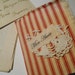 Dianne's Reserve Listing French Inspired Red Ticking Mini Journal Mon Amie