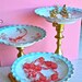 Cupcake pedestals-jewelry pedestal-Cupcakes-jewelry-cottage chic
