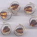 Glass Topaz Leaf Hair Swirls Hair Spins Hair Twists Hair Coils Hair Spirals for Fall Wedding