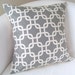 Gray Pillow Cover 18x18 Inch Decorative Pillow Accent Cushion Throw Grey
