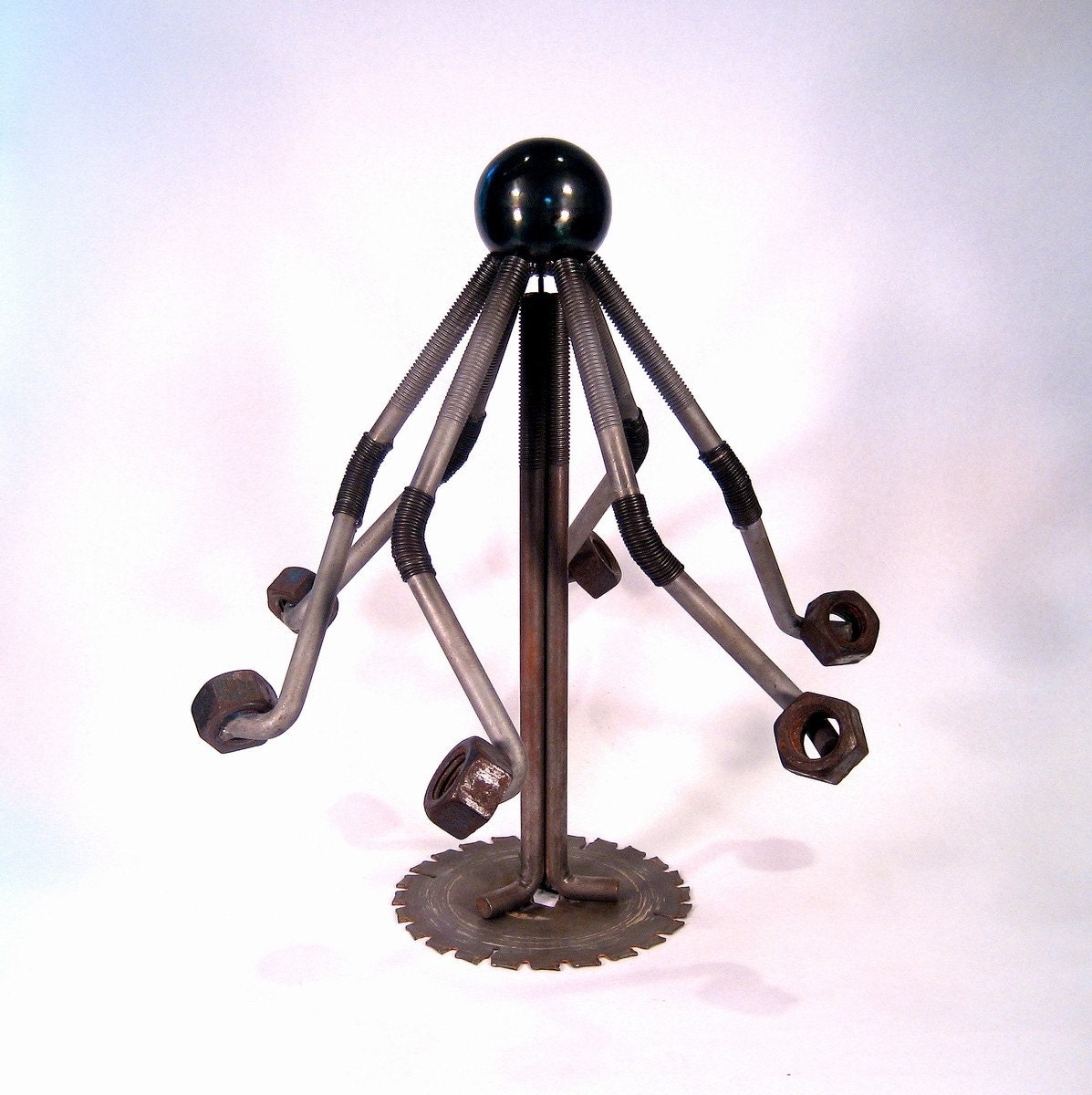 Kinetic Art Sculpture from Recycled Metal by DerekMcDonaldArtwork