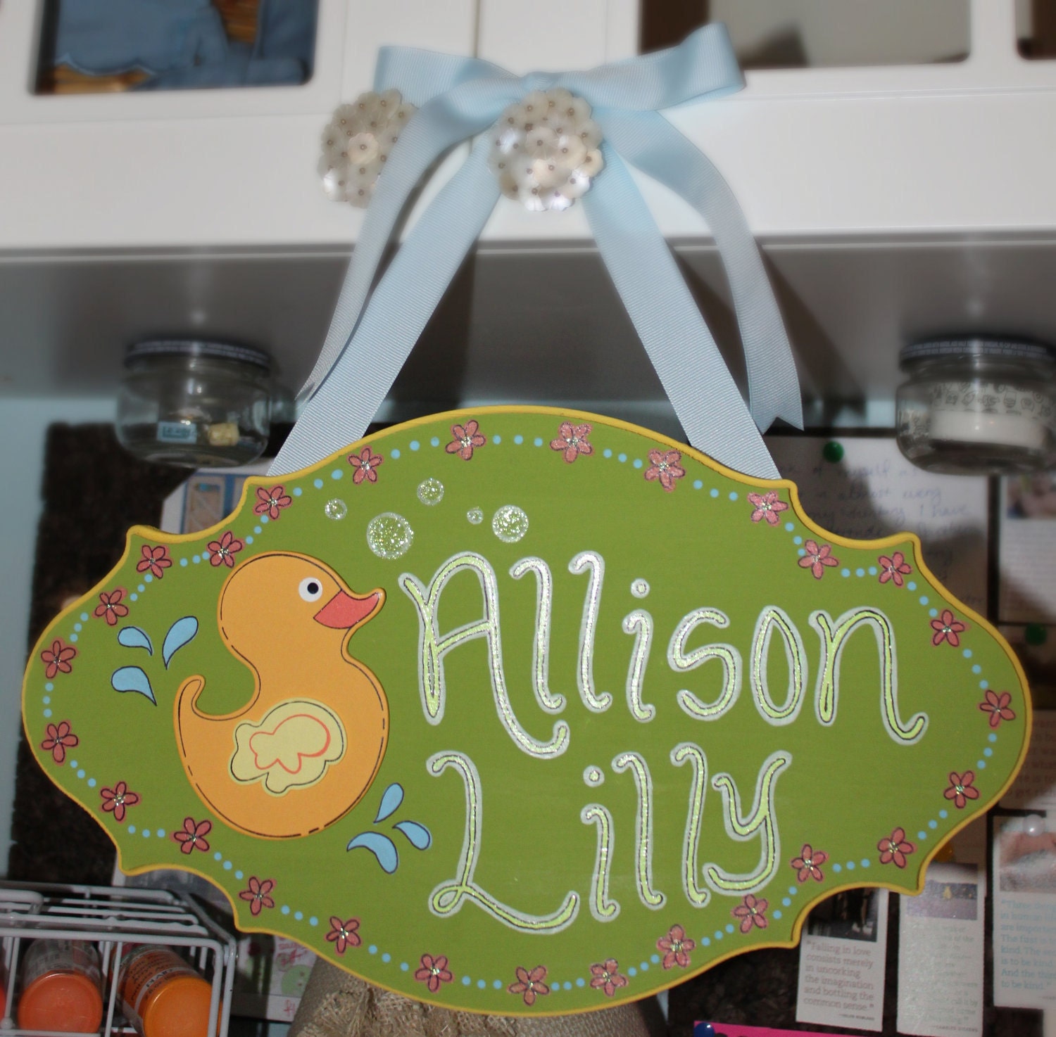 Personalized Nursery Name Plaque by alteriormotifs on Etsy