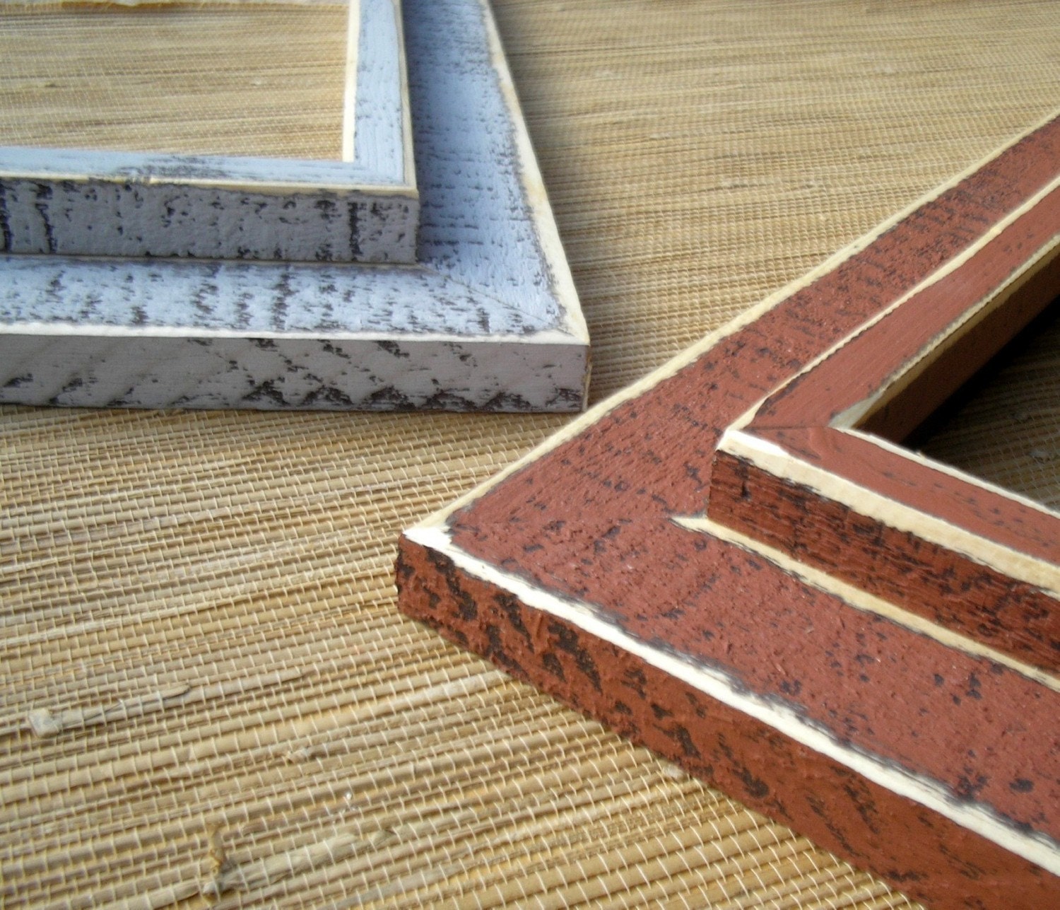 12x18 picture frame, Canvas depth frame, Weathered frame, Distressed