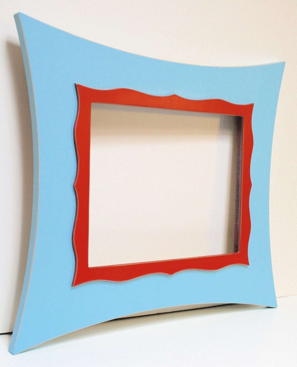 Whimsical Picture Frame a Chunky 5 in Funky Fun Shabby 10x10