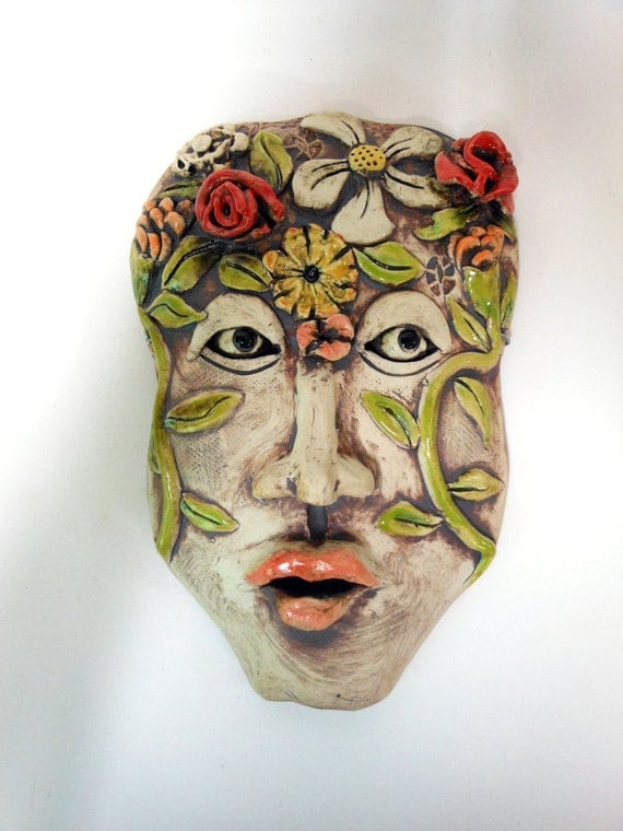 Gogh handcraftline vincent In the Garden of My Mind Ceramic Mask