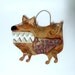 Beware of Cat Ceramic Sign