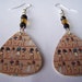 Egyptian Gods - Guitar Pick Earrings (LAST ONE)