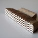 Hand carved wood textile block print stamp border